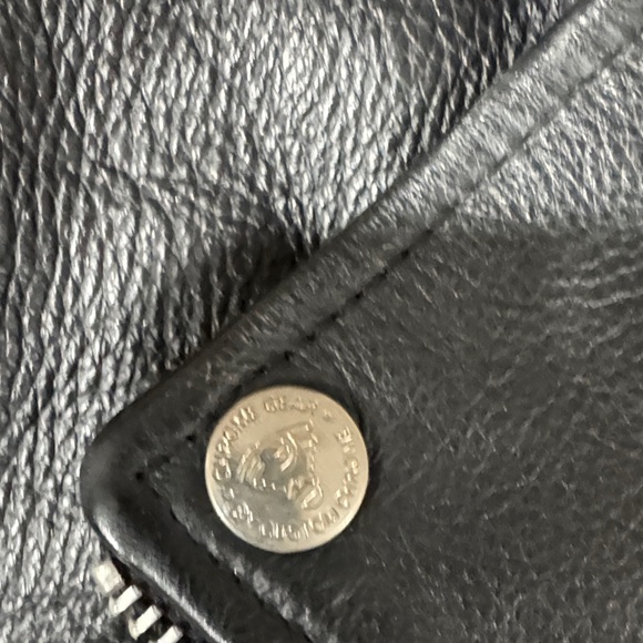 Chrome Gear Vintage Women's Black Leather Women's Jacket 3M Thinsulate XL - Picture 14 of 16